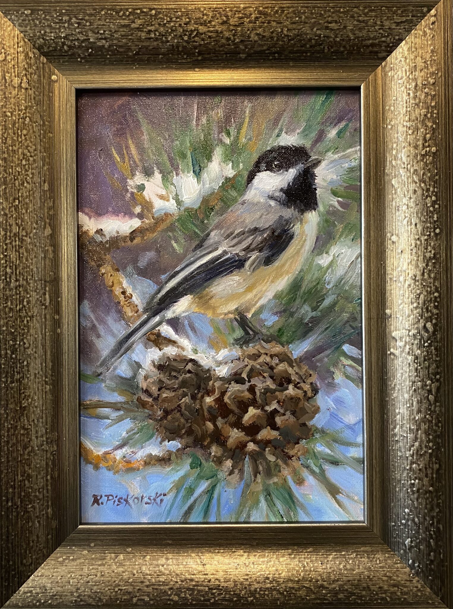 Chickadee Deselms Fine Art